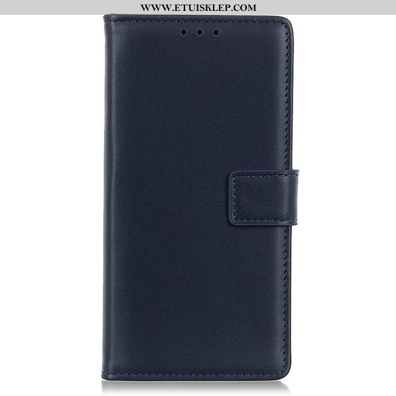 Etui Folio do iPhone 13 Pro Prosty Efekt Skóry